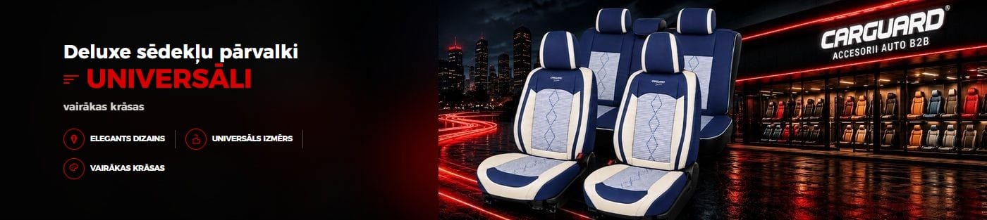 CARGUARD Deluxe universāli sēdekļu pārvalki