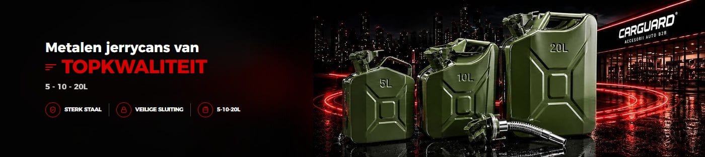 CARGUARD metalen jerrycans 5-10-20L
