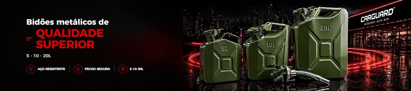 Bidões metálicos CARGUARD 5-10-20L